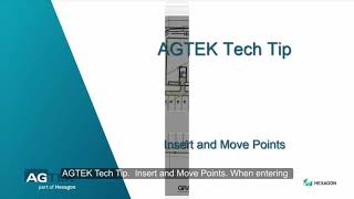 Tech Tip  Insert and Move Points [upl. by Eaves]