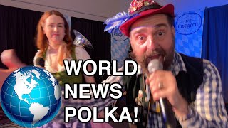 World News Polka  Die Sauerkrauts on ABC World News Now [upl. by Asteria900]