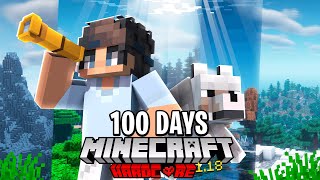 I Survived 100 Days in Minecraft 118 Terralith in Hardcore Minecraft Heres What Happened [upl. by Rebeh794]