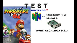 Test N64 sur RPI3 Recalbox 923 [upl. by Ysnat214]