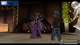 LadyDevimon mega digivolves to Lilithmon Great Demon Lord Digivolution  Digimon World ReDigitize [upl. by Fredel]