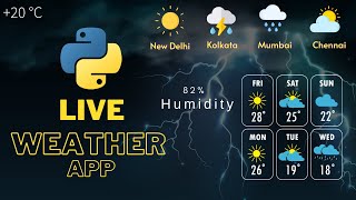 Create a Weather App with Python amp OpenWeatherMap API 10Min Guide  Python  OpenWeatherMap API [upl. by Best]