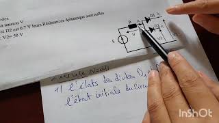 Exercices sur les diodes TD3 Exo 2 et 4 diode ELN Electronique fondamentale 1 [upl. by Shult72]