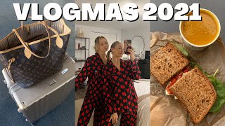 VLOGMAS DAY 3 traveling to Seattle seeing my bestie matching pjs etc [upl. by Deerdre324]