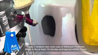 SherwinWilliams Automotive Finishes ATX™ HowTo Videos Part 3 Properly applying adhesion promoter [upl. by Vasily]