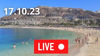 🔴🌞 LIVE Amadores Beach Gran Canaria October 17 2023 Weather Today [upl. by Devi964]