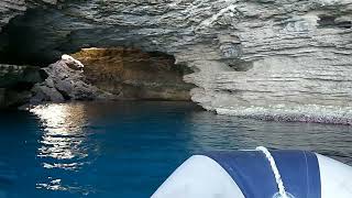 Grotto in limestone cliffs at Bonifacio [upl. by Augustina236]