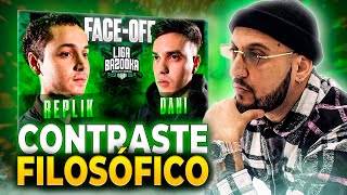 🤔 FILOSOFÍAS MUY DISTINTAS 🤔  FACEOFF REPLIK VS DANI  LIGABAZOOKA [upl. by Ahsinam124]