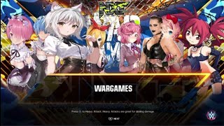 koneko and rezero Vs rhea Ripley the club and Etna wargames WWE 2K23 [upl. by Catharina77]