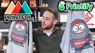 I Reviewed 1000 Of Printify amp Printful Samples Heres My Thoughts [upl. by Nimsaj432]