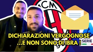 DICHIARAZIONI VERGOGNOSE E NON SONO DI IBRA [upl. by Newman]