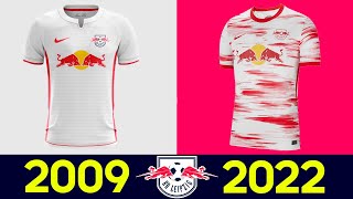 Die Entwicklung des RB Leipzig Football Kit 2022  Alle RB Leipzig Fußballtrikots in der Geschichte [upl. by Havard]