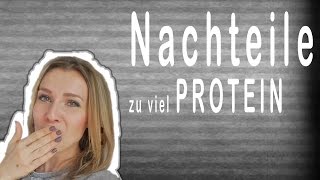 Nachteile Eiweiß  ist zu viel Eiweiß ungesund   Proteinbedarf decken  Eiweißshake schädlich [upl. by Yerdua]