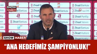 Okan Buruk Bu maçı unutup derbiye hazırlanacağız  Galatasaray 02 Fatih Karagümrük [upl. by Odrareg]