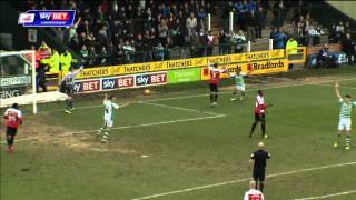 Yeovil Town vs Doncaster Rovers  Championship 201314 [upl. by Neuburger]