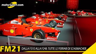 Dalla F310 alla F248 tutte le Ferrari di Schumacher [upl. by Mizuki]