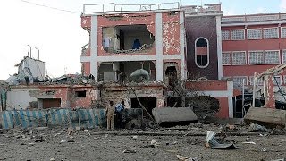 Somalia deadly attack by AlShabaab on Mogadishu hotel [upl. by Linea]