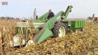 Oliver Tractor Corn Harvesting From 50 Years Ago [upl. by Almeta147]