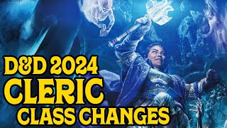 Cleric Class Changes in DampD 2024 [upl. by Yrelav]