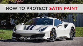 The BEST way to protect a satin finish [upl. by Feingold]