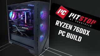 Ryzen 7600X Build  PC Pitstop [upl. by Yelsgnik276]