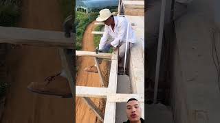 Kè cốp pha  mất an toàn lao động satisfying diy construction funny [upl. by Zins]