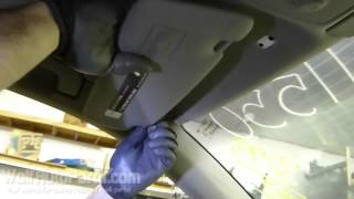 How to Remove the Sun Visor  B6B7 Audi A4 20022008 Wolf Auto Parts [upl. by Giarg]