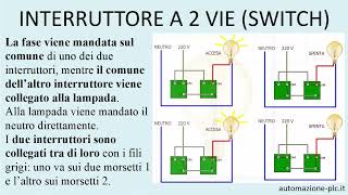 Come funziona e come collegare un interruttore a due vie deviatore [upl. by Evers898]