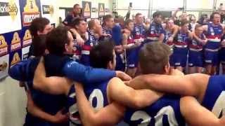 Footscray sings its song after the 2014 VFL premiership win [upl. by Mersey712]