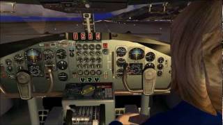 FSX Panam Boeing 707420 SVVA  SVMI [upl. by Schiro825]