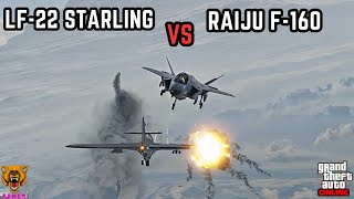 Lf22 Starling vs Raiju f160 in Gta5 Online [upl. by Dieball]