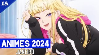 NOVOS ANIMES DE JANEIRO 2024  Guia de Temporada [upl. by Rianon]