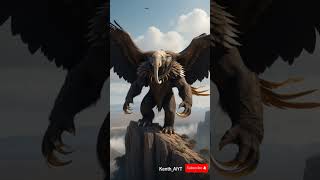 Incredible animal fusion quotEagleElephant shortshybridsfusionanimals [upl. by Gerson]