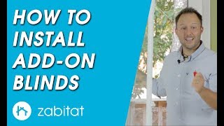 How to Install ODL AddOn Blinds for Flush Framed Doors [upl. by Patrich]