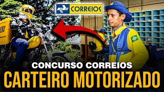 COMO SE TORNAR UM CARTEIRO MOTORIZADO Concurso Correios 2024 [upl. by Dnomrej]