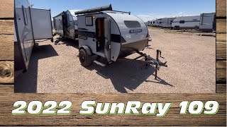 Escape the Rat Race with the 2022 SunRay 109 Tiny Camper [upl. by Kciredes775]