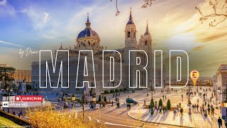 MADRID Spain 4K  La Capital [upl. by Ahsote]