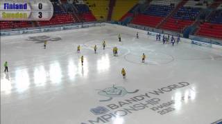 Finland  Sweden Bandy world championship Khabarovsk [upl. by Tonnie]