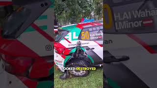 RALLY DRIVER CRASHED TO FINNISH GUYS BACKYARD💥🤯 shorts [upl. by Aled]