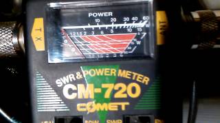 Comet CM720 SWR amp Power Meter [upl. by Anilrats]