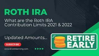 Maximum Roth IRA Contribution Limits for 2021 amp 2022 [upl. by Ytsirc]