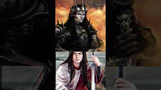 Melkor vs middle earth lotr middleearth morgoth melkor shorts sauron edit valar balrog [upl. by Eamanna]