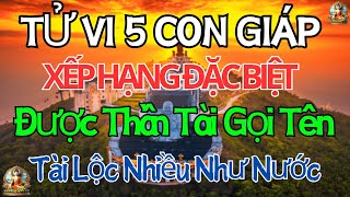 TỬ VI 5 CON GIÁP XẾP HẠNG ĐẶC BIỆT Được Thần Tài Gọi Tên Tài Lộc Nhiều Như Nước TỬ VI 12 CON GIÁP [upl. by Jensen400]