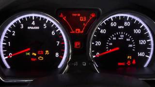 2015 NISSAN Versa Sedan  Warning and Indicator Lights [upl. by Eelan155]