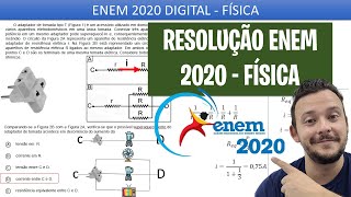 ENEM DIGITAL 2020 FÍSICA  O adaptador de tomada tipo T Figura 1 é um acessório utilizado em [upl. by Salvatore]