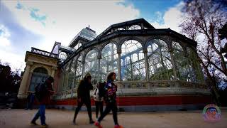 The Crystal Palace in Madrid Spain in Timelapse Palacio de Cristal Le Palais de Cristal a Madrid [upl. by Airamak892]