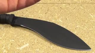 KaBar Kukri Machete Preview and Bottle Slaying [upl. by Mozelle592]