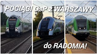 Pociągi quotRegioExpressquot z Warszawy do Radomia [upl. by Yanrahc]