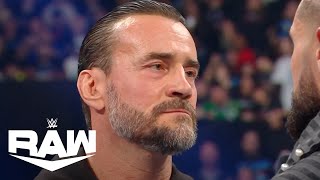 CM Punk Drew McIntyre Seth Rollins Trade Barbs  WWE Raw Highlights 32524  WWE on USA [upl. by Yennej]