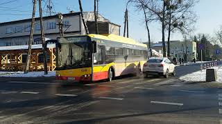 Przelot warszawskiego autobusu Solaris Urbino 12 IV CNG 4319 linia 115 [upl. by Hessney]